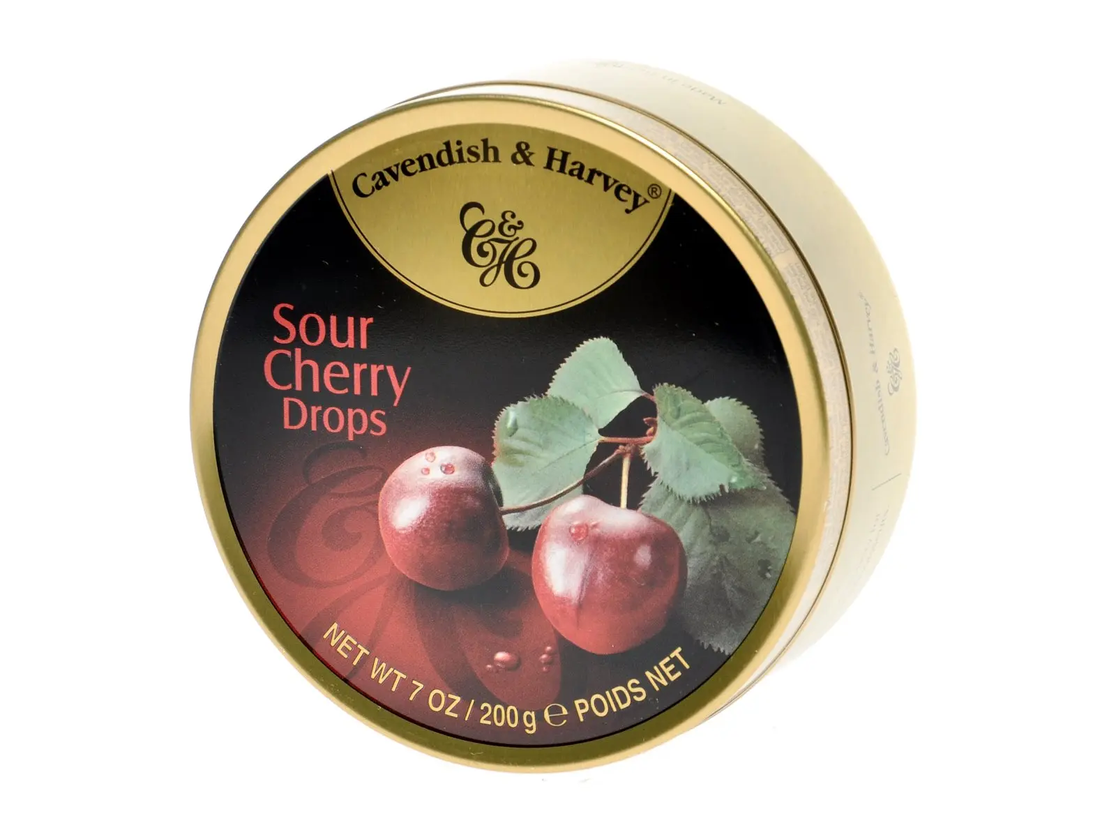 C & H Sour Cherry Drops 200g                  VE9