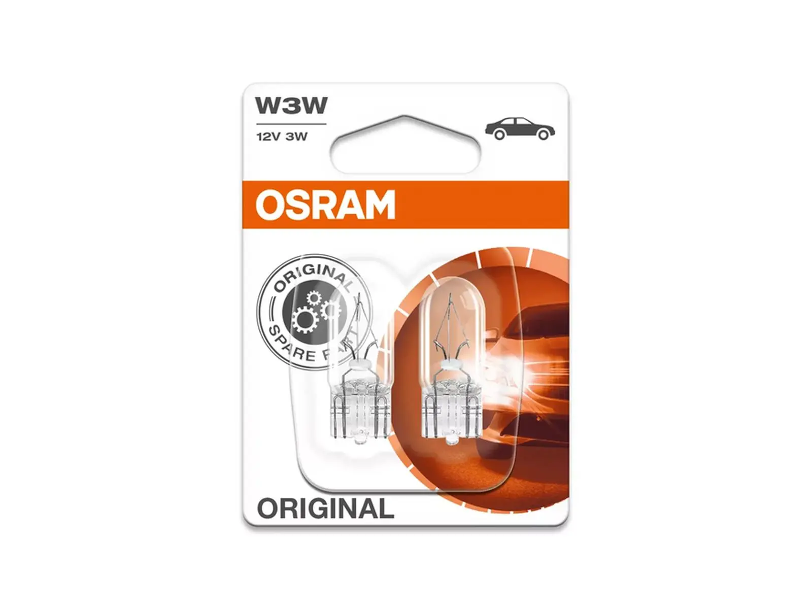 OSRAM Glass W2,1x9,5d 12V/3W 2erB  NR22